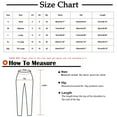 thumbnail image 3 of Lenpel Women's Wide Leg Pants Cotton Linen High Waisted Drawstring Loose Casual Beach Trousers Baggy Lounge Pants, 3 of 6