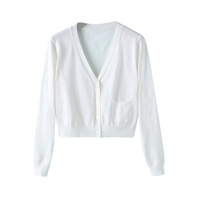 Mode Durable Cardigan Tricoté à Manches Longues pour Femmes Printemps et Automne - Hontri