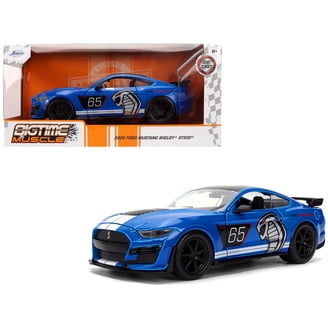 2013 Ford Shelby Mustang Cobra GT500 Grey With Black Stripes 1/18