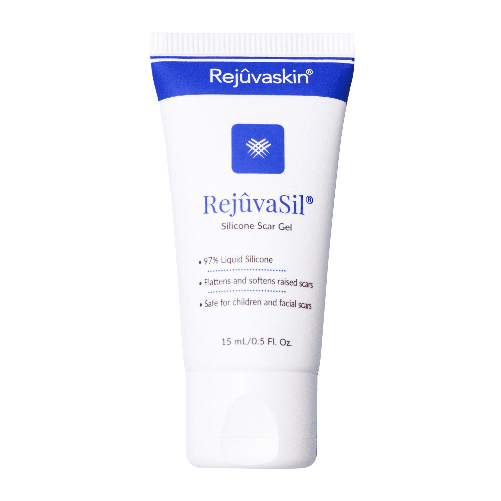 Rejuvaskin Rejuvasil Silicone Scar Gel – Scar Treatment for Surgical Scars for Face, Body, Burn, Keloids, & Acne Scar – Silicone Gel for Scars to Reduced the Appearance of Old & New Scar - 15ml