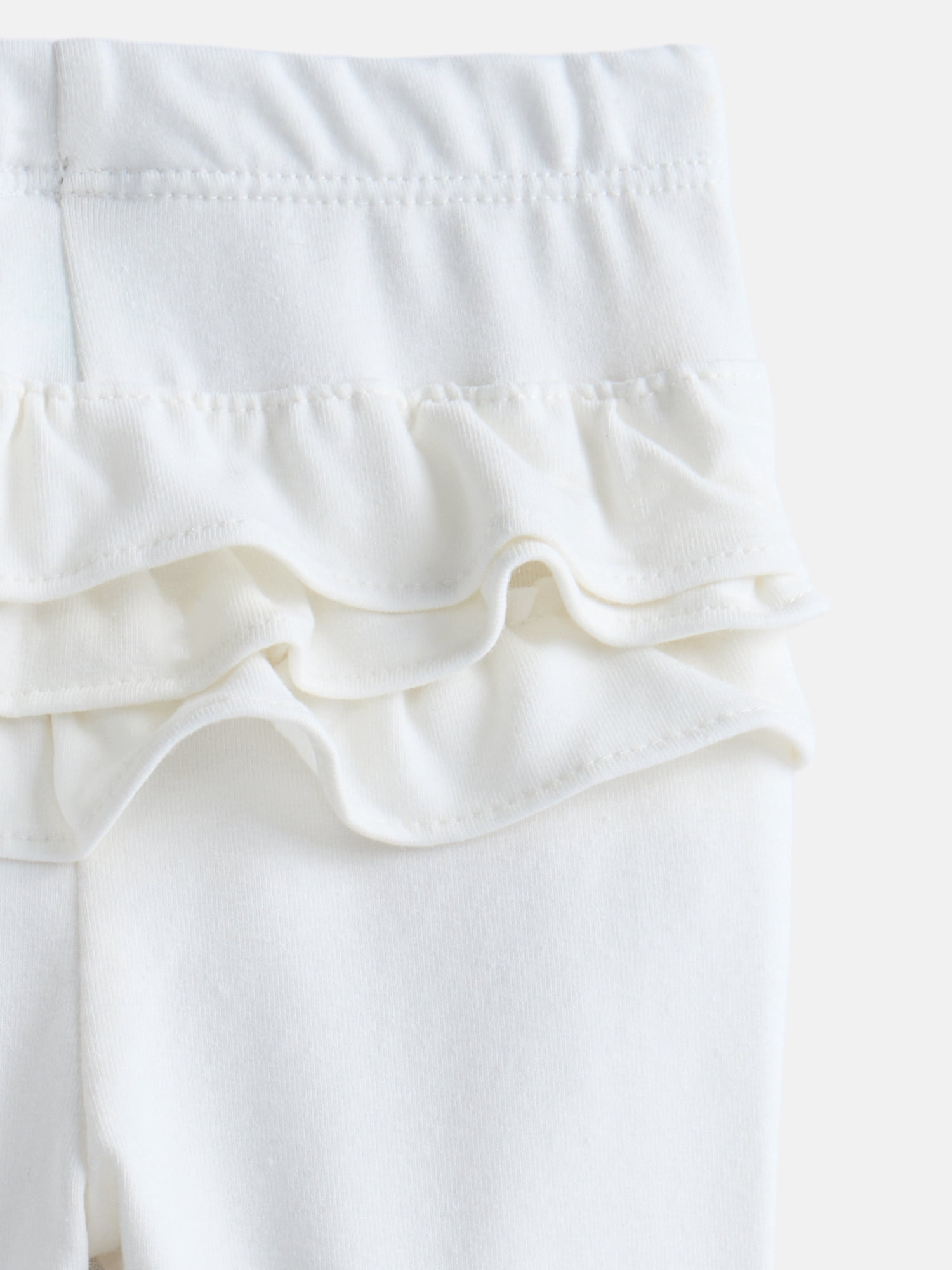 Wonder Nation Baby Girls Ruffle Leggings, Sizes 0-24M