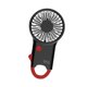 thumbnail image 5 of Ventilador de mano portátil, personal, ligero, mini, con 3 velocidades, potente y silencioso. rojo, 5 of 9