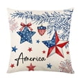 thumbnail image 2 of 17.7x17.7in Pillow Covers Independence Day Throw Pillow Cases For Home Decoration, 2 of 7