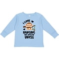 thumbnail image 3 of Inktastic Monkey I Love Hanging out with My Uncle Boys or Girls Long Sleeve Toddler T-Shirt, 3 of 5