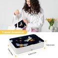 thumbnail image 5 of Honeybee PU Leather Bracelet Holder Jewelry Organizer Box with Removable Compartment - Portable Organize Storage Case, 5 of 6