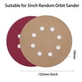 thumbnail image 4 of 30Pcs 5 Inch 8 Hole Sanding Discs & Wet Dry Sandpaper 400- Grit, 4 of 9
