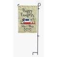 thumbnail image 4 of Printtoo Tan Happy Campers Class C Motorhome 12.5x18 Inches Double SidedFlagsDouble Sided CampFlagCampsiteFlagPersonalized Camping Flags, 4 of 4