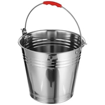 MEIBUTYUP Stainless Steel Ash Bucket for Grill, Round Shape, 1 Piece for Home and Outdoor Use