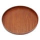 thumbnail image 1 of Bandeja redonda de madera para tazas de té, soporte para platos de café, bandeja para servir para casa de té, 1 of 8