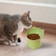 thumbnail image 1 of Comedero elevado e inclinado para gatos, apto para gatos y perros pequeños., 1 of 5