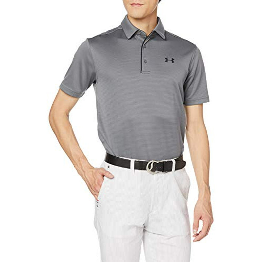 Under Armour Under Armour Men's Tech Golf Polo , Graphite (040)/Black