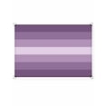 thumbnail image 2 of Sun Shade Sail 14x18Ft Purple Ombre Stripe Uv Block Sunshade Canopy Outdoor Shade Cover Rectangle Shade Cloth For Patio Garden Yard Deck Pergola, 2 of 6