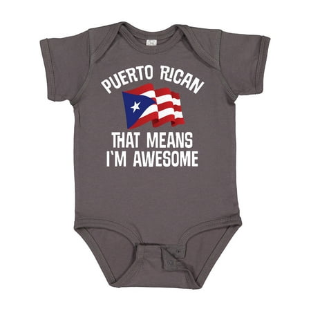 

Inktastic Puerto Rican Awesome Gift Baby Boy or Baby Girl Bodysuit