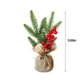 thumbnail image 4 of Cheapark 9.8 Inch Mini Artificial Christmas Tree - Compact Design for Home & Office, Festive Decor for Holiday Parties & Xmas, 4 of 6