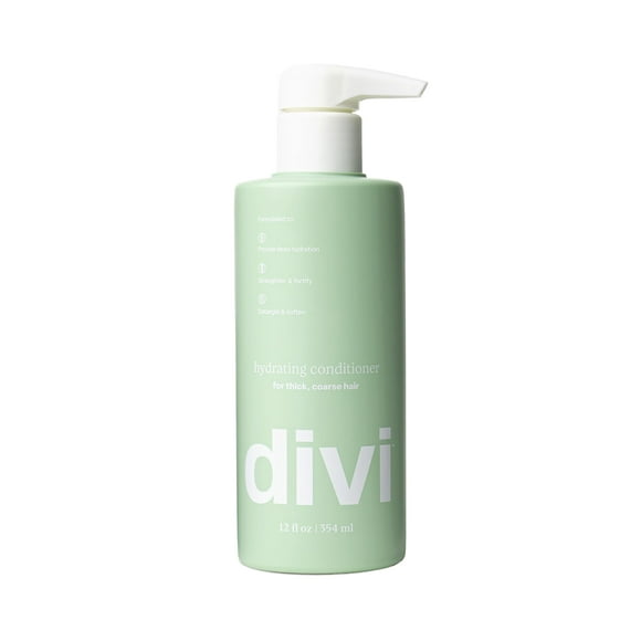 divi Moisturizing Conditioner for Women and Men - Softens, Detangles, and Strengthens Hair - Nourishing Formula for All Hair Types, Including Dry, Frizzy, and Color-Treated Hair - 12 Fl Oz