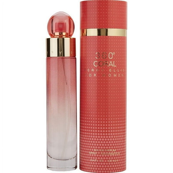 Perry Ellis W360PINK3.4EDPSPR 3.4 oz Womens 360 Coral Eau De Parfum Spray