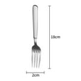 thumbnail image 2 of 4-Piece Dinner Forks Set, Food-Grade Stainless Steel Forks Silverware, Mirror Polished, Dishwasher Safe - style2, 2 of 5