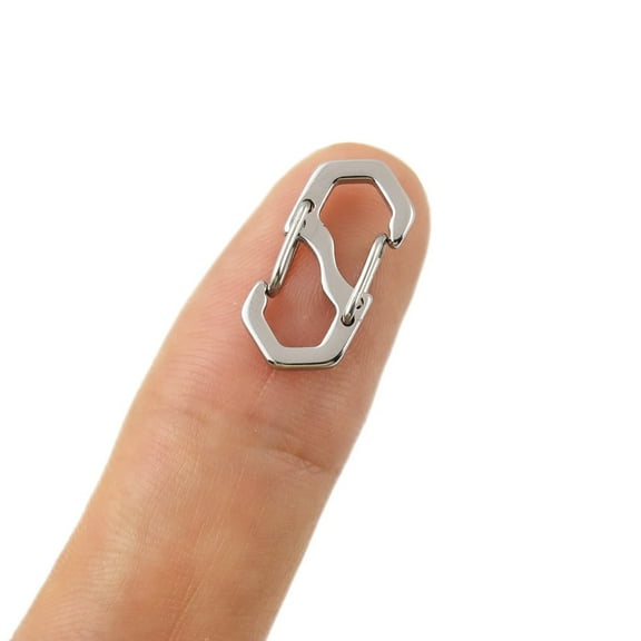 3Pcs Double Opening Necklace Shortener Lobster Clasp Necklace Clasps and Closures,Bracelet Connector Stainless Steel S Lock for Jewelry Making