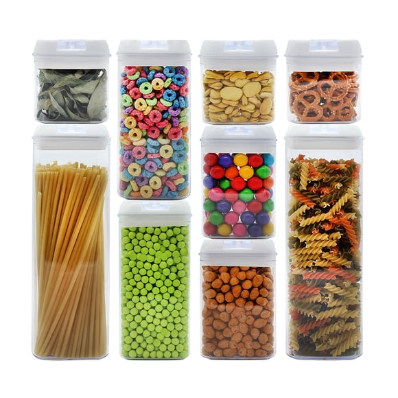 Set de 9 Contenedores herméticos Lo Necesito Set de 9 piezas