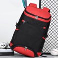 thumbnail image 3 of Mochila De Tenis Bolsa para raquetas de bádminton de gran capacidad de 25 l con capacidad para 3 raquetas con bolsillo para botella de agua, 3 of 8
