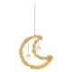 thumbnail image 2 of Adornos De Cristal Campanillas de viento de grava de cristal para decoración de jardín (luna amarilla) Likrtyny Libre de BPA, 2 of 4