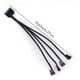 thumbnail image 2 of Cable Adaptador de Ventilador RefrigeracióN, SATA 15 Pines una 4 X 3 / PMW 12V Corriente para PC, 2 of 7