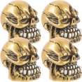 thumbnail image 1 of UPOUART 4Ud Tapas Metálicas De Válvula Para Neumáticos Con Calavera Y Fácil Instalación Sin Herramientas, 1 of 6