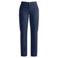 thumbnail image 4 of DeHolifer Work Pants Women High Waist Stretch Straight Leg Pants Casual Business Office Pant Trousers with Pockets Navy S, 4 of 8