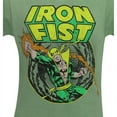 thumbnail image 2 of Iron Fist Mens T-Shirt  - Power Punch Image Under Logo Image (Small), 2 of 4