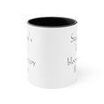 thumbnail image 2 of Stepmom Gifts Two-Tone 11oz Mug "Stepmom's love, blooming joy flower.", 2 of 4