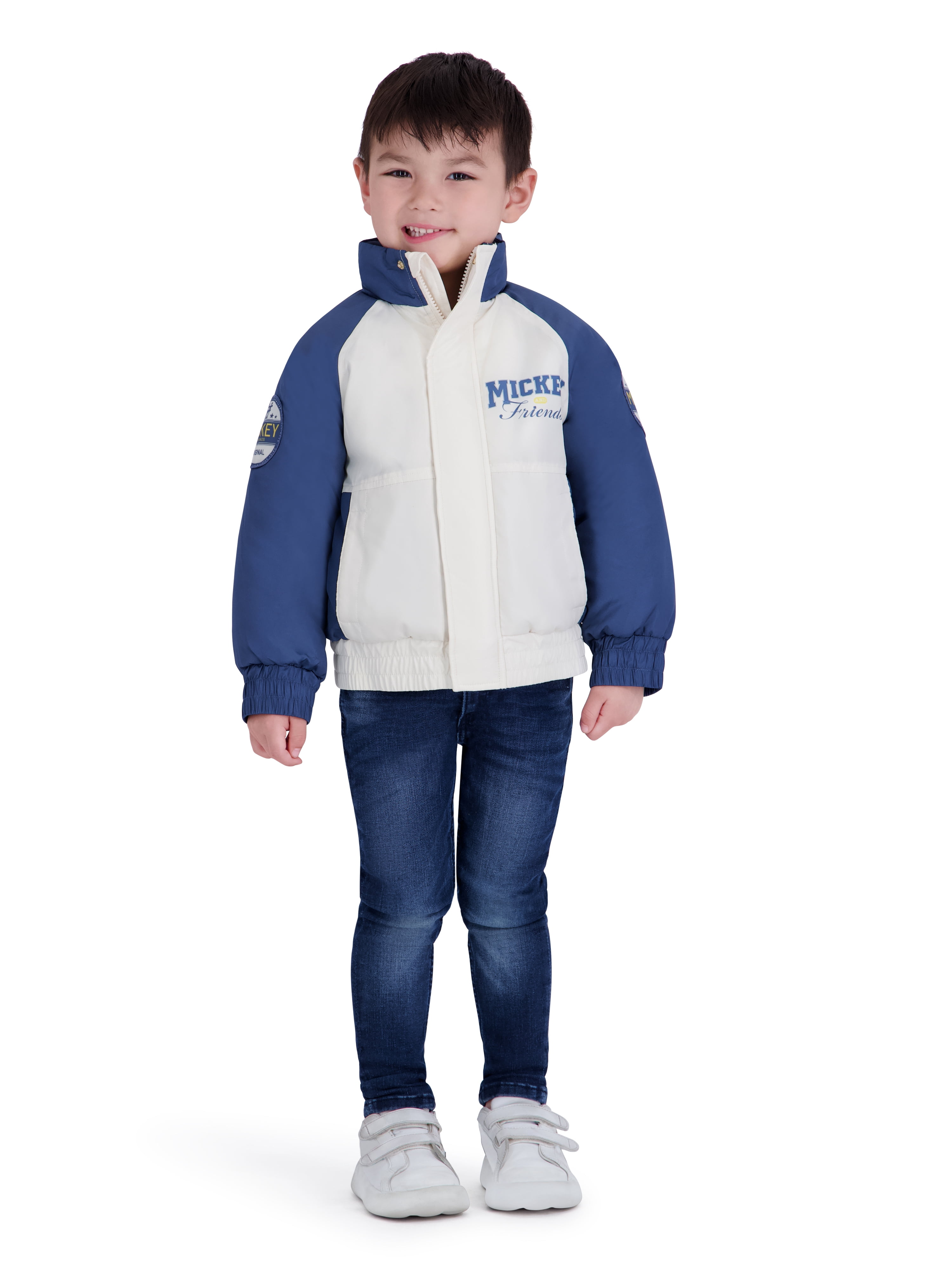 Mickey and Friends Toddler Boy Varsity Jacket, Sizes 2T-5T