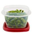Rubbermaid Easy Find Lids Food Storage Container, 2 Cup, Racer Red 1777085