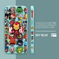 thumbnail image 3 of Case For Redmi K60E K60 K50 K40S K40 K30 9A 9 8A 10 Pro 4G 5G Simple Liquid silicone Case Marvel Cartoon Iron Spider-Man Poster, 3 of 5