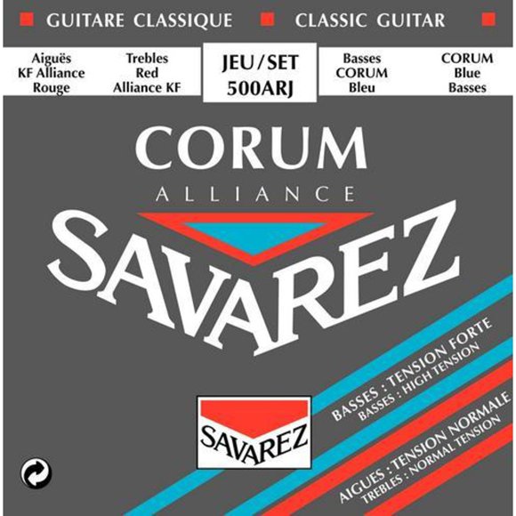 Savarez Alliance Corum Tension Moyenne, Ensemble de Cordes de Guitare Classique (STSAV50-50005)