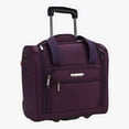 thumbnail image 6 of TPRC 15" Under Seater Carry-on Luggage with Wheels and USB Port - Purple, 6 of 8