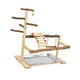 thumbnail image 4 of Parque de juegos para pájaros, soporte de juego para loros con columpio, escalera para trepar y bandeja, jaula para juegos de periquitos, gimnasio de, 4 of 9