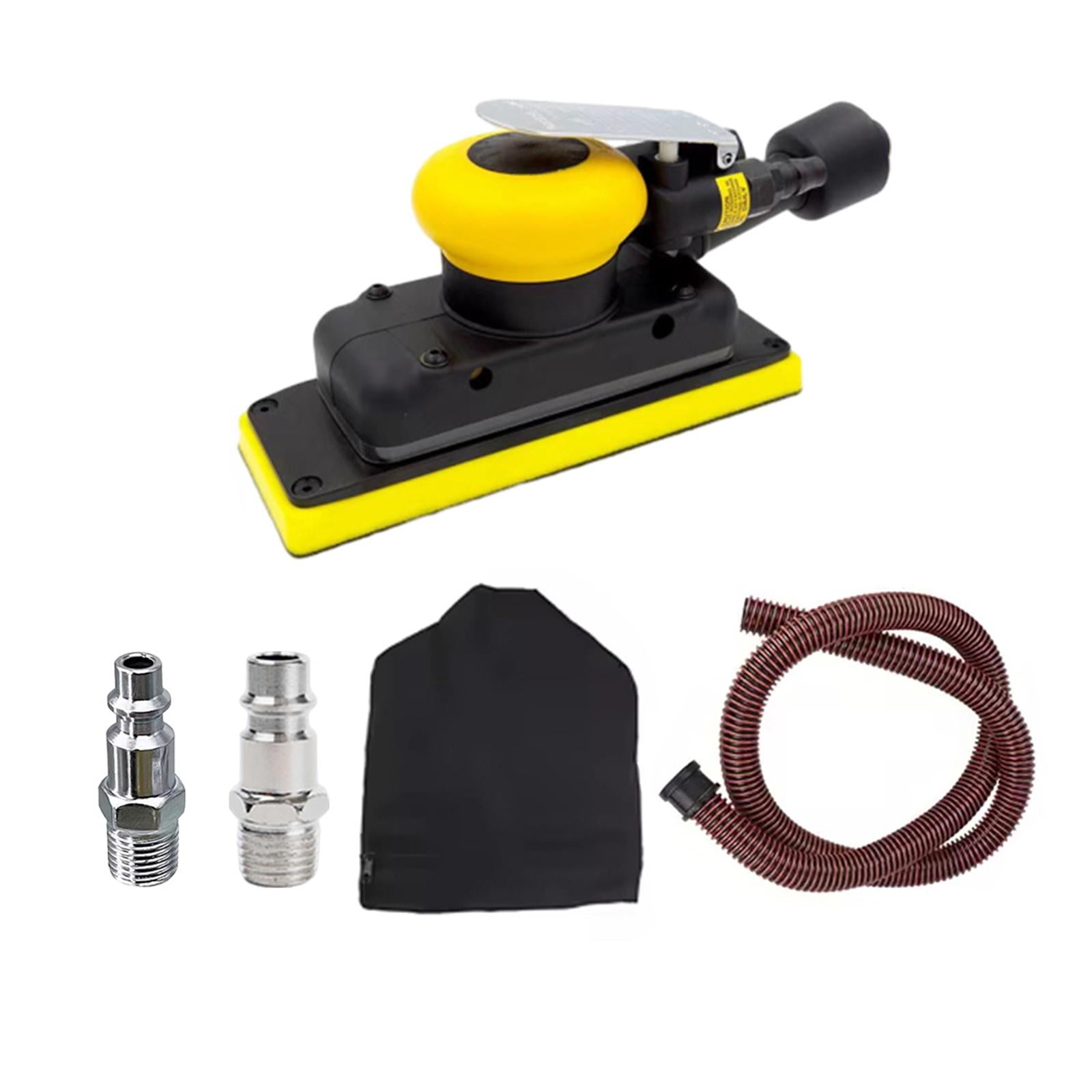 Air Sander Orbital Sander Rectangular Sanding Tool Lightweight Ergonomic Design for Woodworking Metal Car Polishing