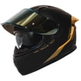 thumbnail image 1 of Casco de moto HAX Obsidian integral con doble visera XXL, 1 of 6