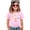 Pink Shirt, variant on Girly Coquette Birthday Things Graphic Shirt for Toddlers, Girls & Teens Trendy Party T-Shirt Chill Shirt Youth Medium