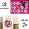 thumbnail image 6 of 1PC Geometric Patterned Area Rug Local Rug, Lightweight Washable Easy-to-Care Rug Floor Mat Festival Gift, Suitable for Living Room, Bedroom, Dining Room, Office, Balcony, Room Accessories, 6 of 8