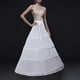 thumbnail image 1 of Vestido de novia de moda para mujer, color liso, con dobladillo falso ajustable, falda de poliéster., 1 of 5