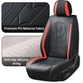 thumbnail image 2 of for Toyota Venza 2014 Car Seat Cover, Red Edge Car Seat Covers, Waterproof Leather 5 Piece Full Set Non-slip Beautify Interior, Pet Car Seat Covers, 2 of 9