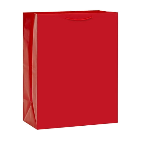 American Greetings Jumbo Gift Bag, Solid Red (645416578424)