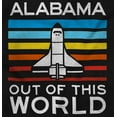 thumbnail image 2 of Alabama AL Out Of This World Rocket Plus Size Crewneck Graphic Tee Shirt Brisco Brands 2X, 2 of 4