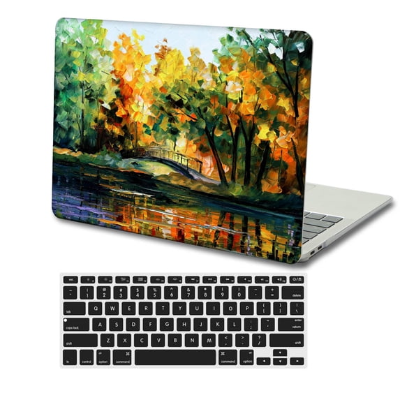 KSK KAISHEK Hard Protective Shell Case Cover Only for Old MacBook Pro 13"( Retina Display No Touch, 2015 2014 2013 2012) + Black Keyboard Cover Model A1425/A1502, No USB-C, No CD-ROM Landscape A 59