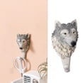 thumbnail image 4 of Decorative Animals Deer Bear Resin Hooks Bear Coat Hook Wall Mounted 7..8x13.8cm, 4 of 8