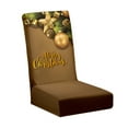 thumbnail image 2 of Yellow Bell Pattern Christmas Chair Covers for Dining Room Xmas Chair Slipovers Christmas Decorations Chair Slipcovers for Party Seat Cover,17.7x15.8x15.8inch, 2 of 5