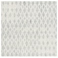 thumbnail image 2 of SAFAVIEH Abstract Darian Geometric Diamonds Area Rug, Gray/Ivory, 6' x 6' Square, 2 of 11