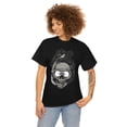 thumbnail image 4 of Diving Funny Vacation Mask Skull Unisex Heavy Cotton Tee, 4 of 9