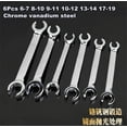 thumbnail image 5 of 6Pcs Metric Flare Nut Spanners Wrench Kit 6mm-19mm For Gas Brake AC Diesel Lines, 5 of 5